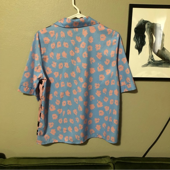 Funky Pattern Button-up - SHEIN - M - Picture 2 of 3